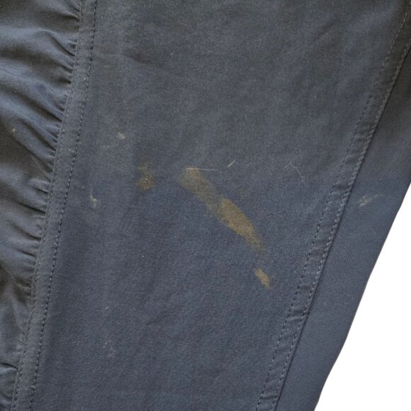 PrAna Womens Size M Navy Blue Athletic Pants With Drawstring Ankles - Picture 4 of 11